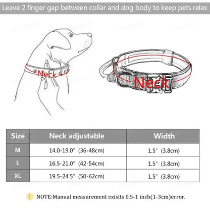 BMA-SHOP™ Tactical Dog Collar and Leash Set