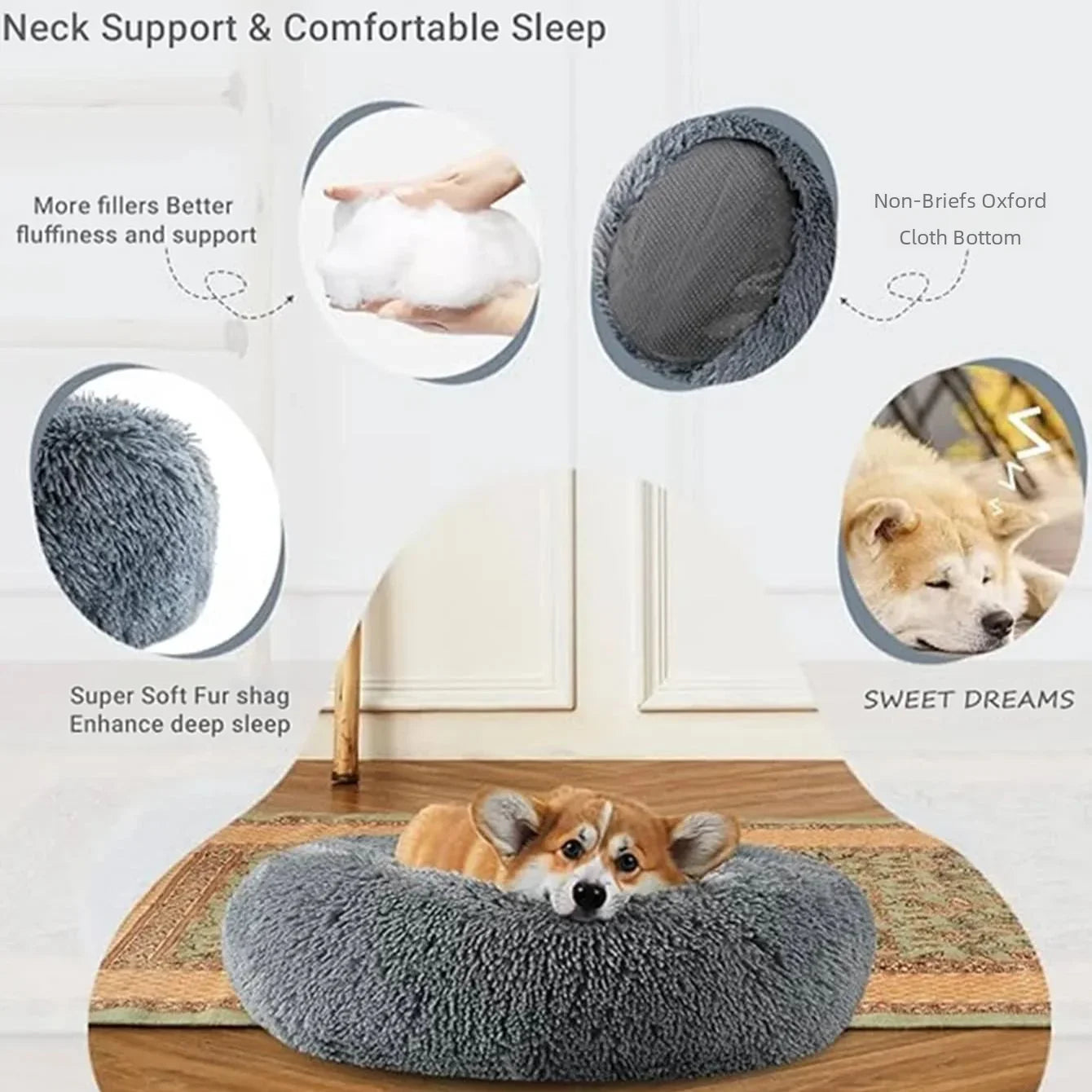 BMA SHOP™ Calming Dog Bed